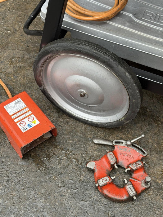 Refurbish Ridgid 535 V3 Pipe Threader 1/2"-2" Threading Machine 811A Dies Cart