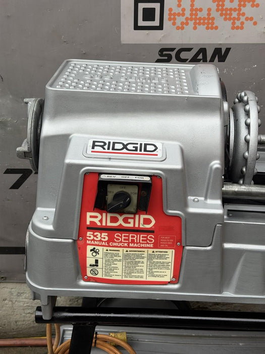 Refurbish Ridgid 535 V3 Pipe Threader 1/2"-2" Threading Machine 811A Dies Cart