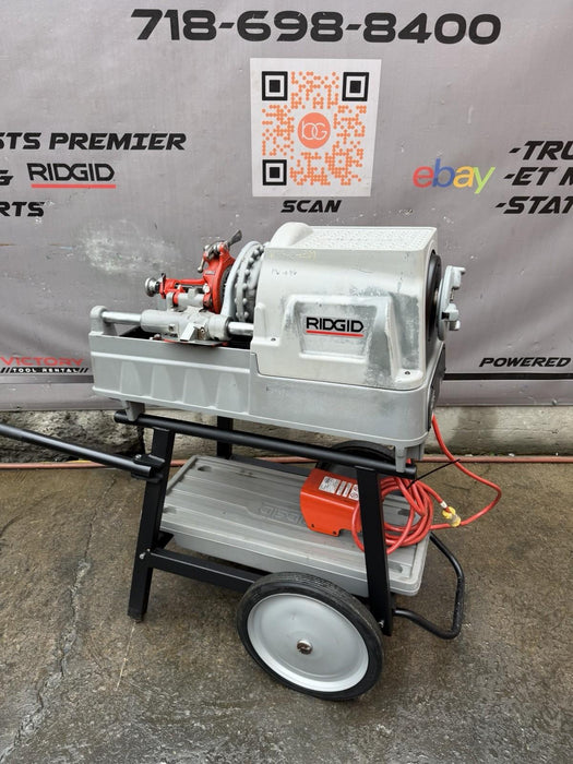 Ridgid 535 V3 Pipe Threader 1/2"-2" Threading Machine 811A Dies Cart Excellent!!