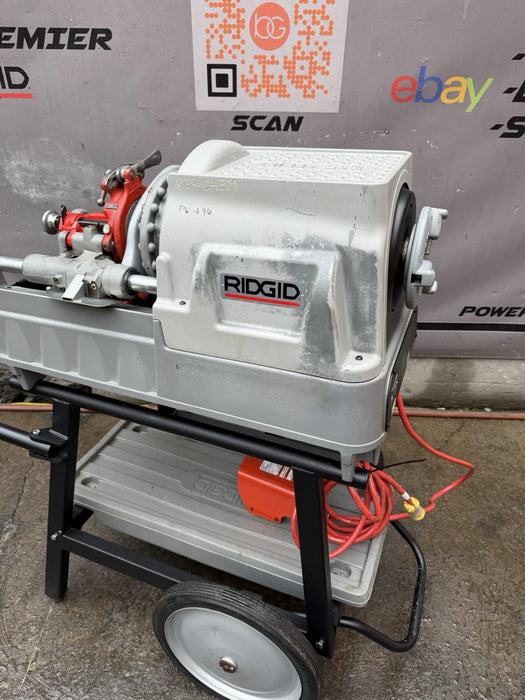 Ridgid 535 V3 Pipe Threader 1/2"-2" Threading Machine 811A Dies Cart Excellent!!