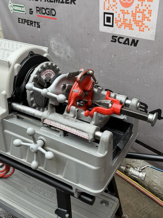 Ridgid 535 V3 Pipe Threader 1/2"-2" Threading Machine 811A Dies Cart Excellent!!