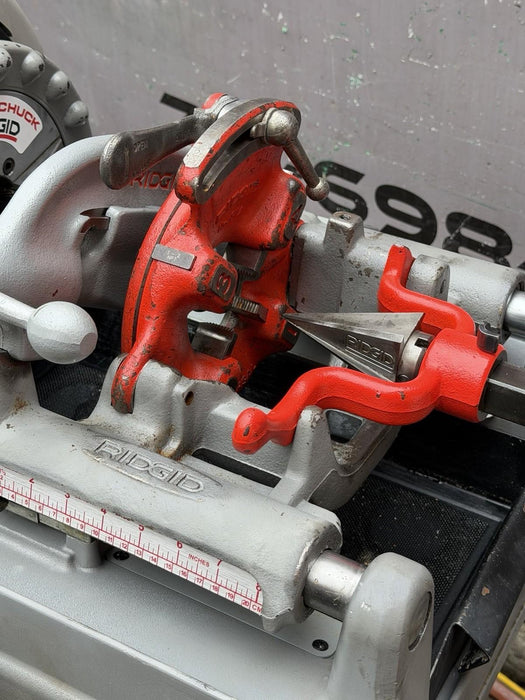 Ridgid 535 V3 Pipe Threader 1/2"-2" Threading Machine 811A Dies Cart Excellent!!