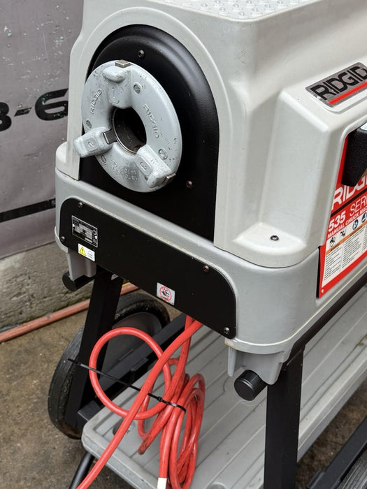 Ridgid 535 V3 Pipe Threader 1/2"-2" Threading Machine 811A Dies Cart Excellent!!
