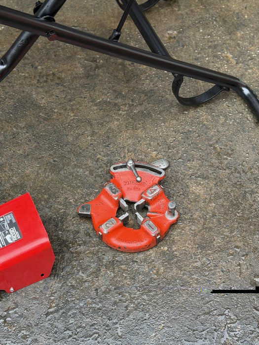 Ridgid 300 Compact Pipe Threader, Rolling Cart, (2) 811a 1/2 - 2" Dies 1224, 535