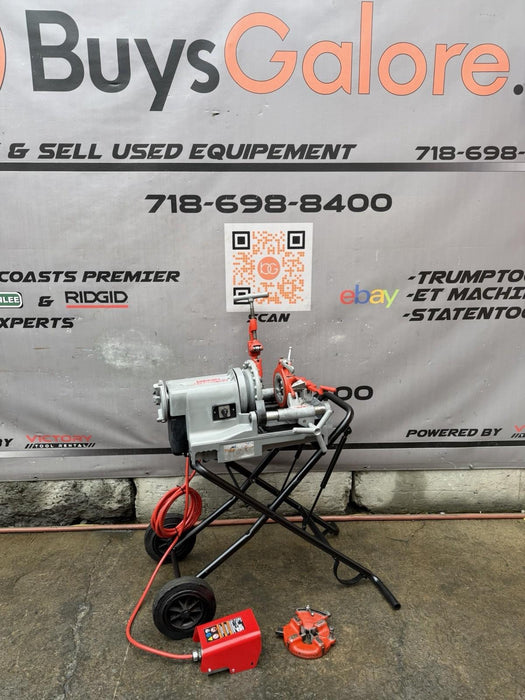 Ridgid 300 Compact Pipe Threader, Rolling Cart, (2) 811a 1/2 - 2" Dies 1224, 535