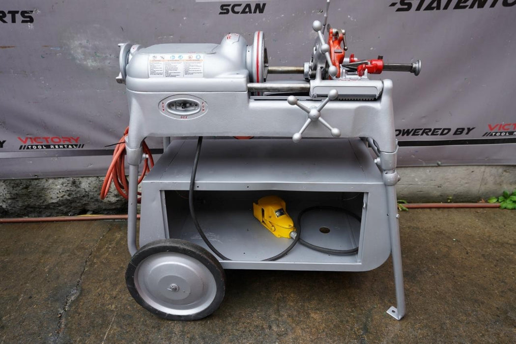 Ridgid 535 Pipe Threader Threading Machine. Nice Unit. bg7