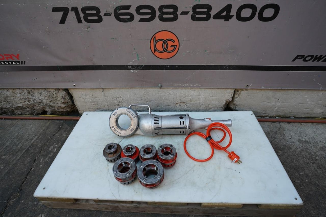 Ridgid 700 Pipe Threader Threading Machine & 12R Die Set 1/2 to 2" inch NICE. #2