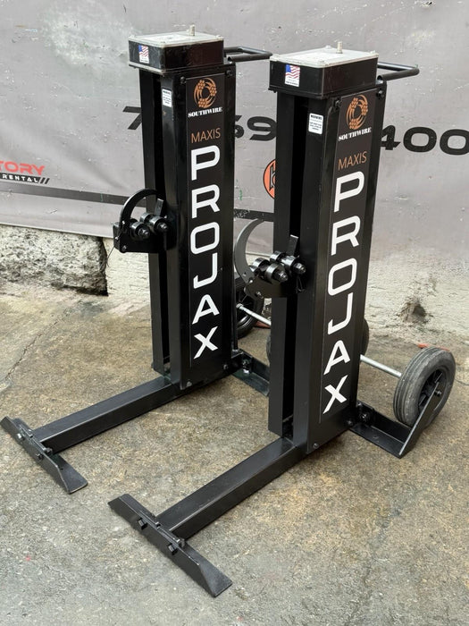 Southwire MPJ-02 Maxis PRO-JAX 10,000 lb Portable Reel Stand Set Pair #1