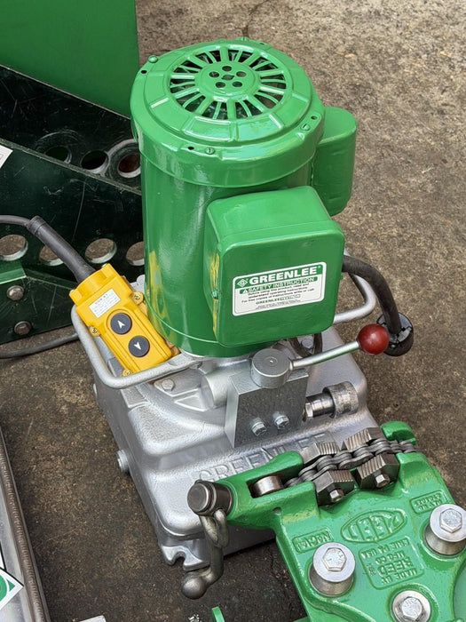 Greenlee 885 Hydraulic Bender 1-1/2 to 5" Rigid Pipe 1802 Table, Pump, Warranty!