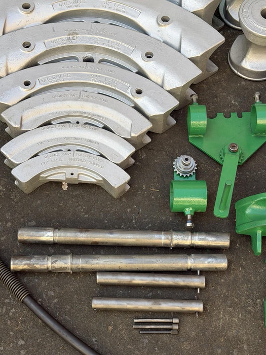 Greenlee 885 Hydraulic Bender 1-1/2 to 5" Rigid Pipe 1802 Table, Pump, Warranty!