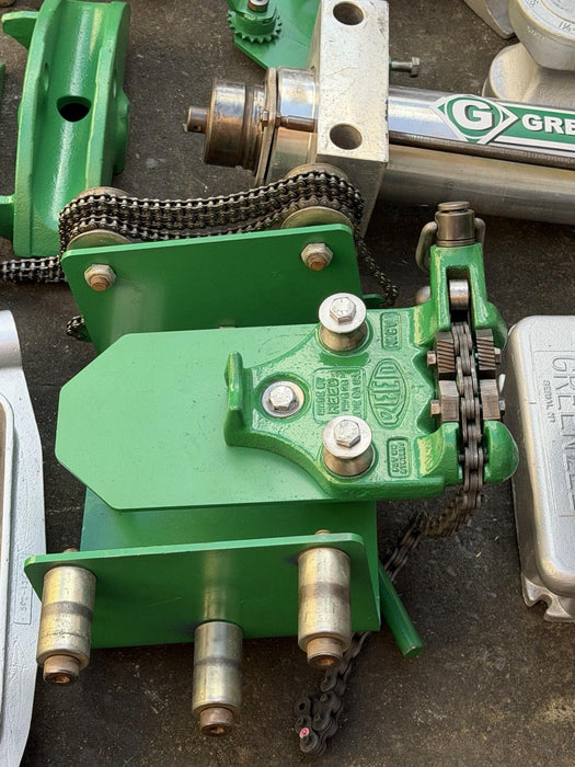 Greenlee 885 Hydraulic Bender 1-1/2 to 5" Rigid Pipe 1802 Table, Pump, Warranty!