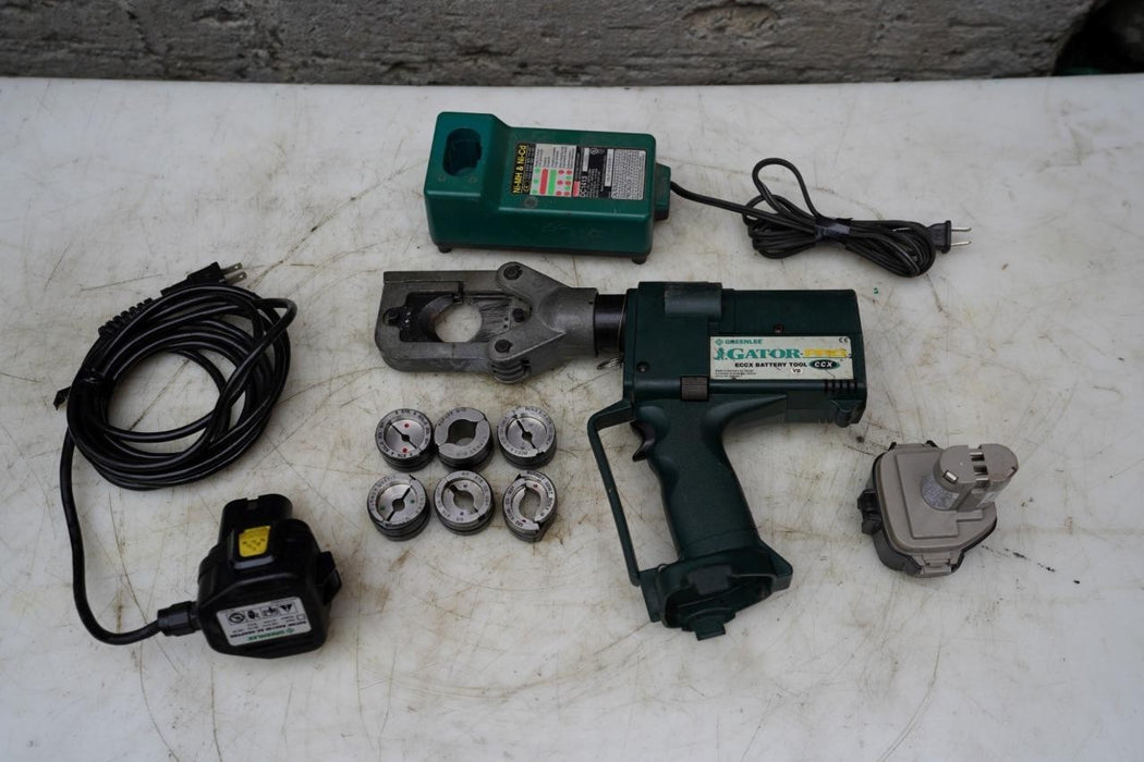 Greenlee Gator Pro ECCX Hydraulic Cable Cutter or Crimper with Dies 12 Tons Nice