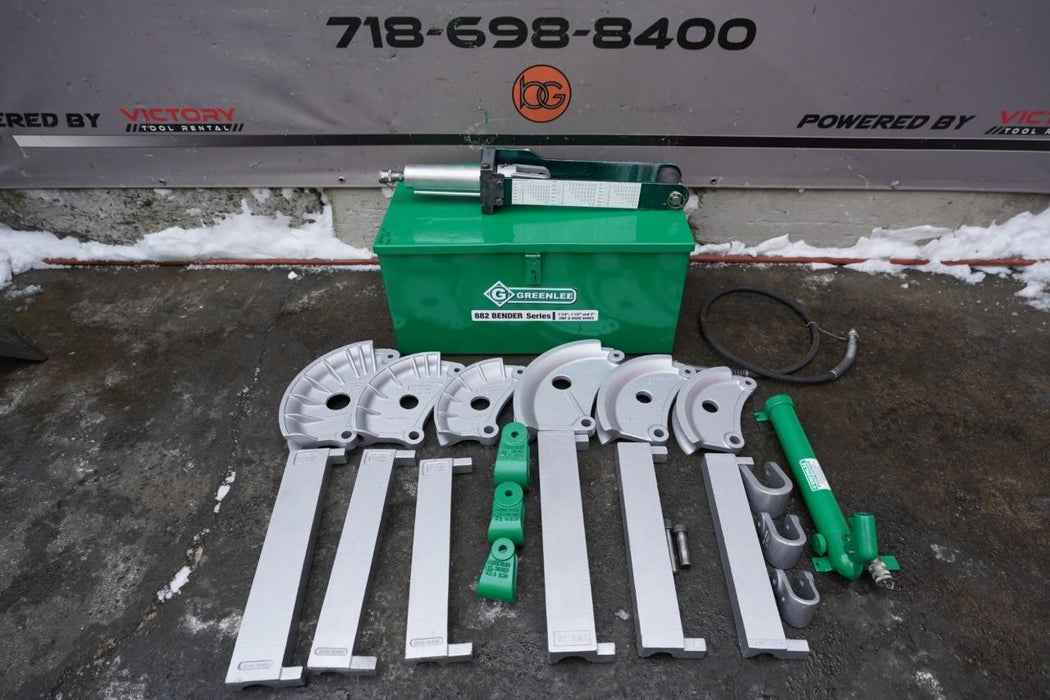 Greenlee 882 Hydraulic Conduit Pipe Bender EMT IMC Rigid 1 1/4 to 2" Great Shape