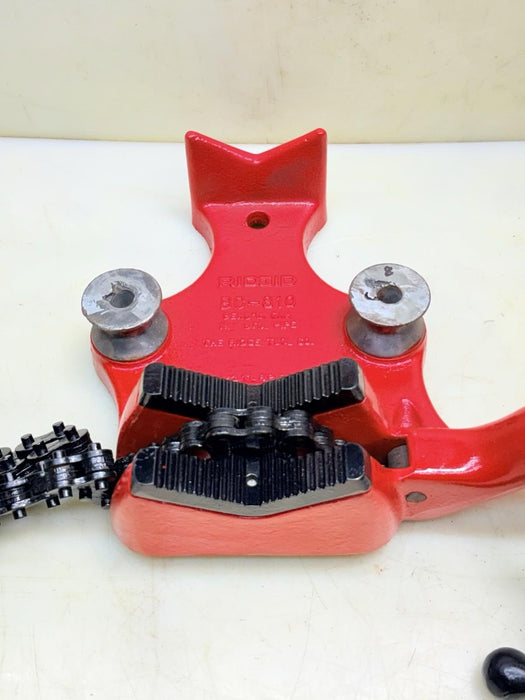 Ridgid 40215 BC810 1/2-8" in Capacity Top Screw Bench Chain Vise #8