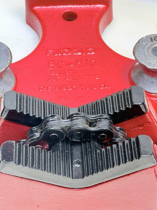 Ridgid 40215 BC810 1/2-8" in Capacity Top Screw Bench Chain Vise #10