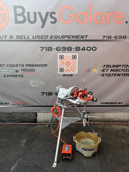 RIDGID 15682 Pipe Threading Machine Model 300 T2 + Carriage , 811 Die, Oiler #2