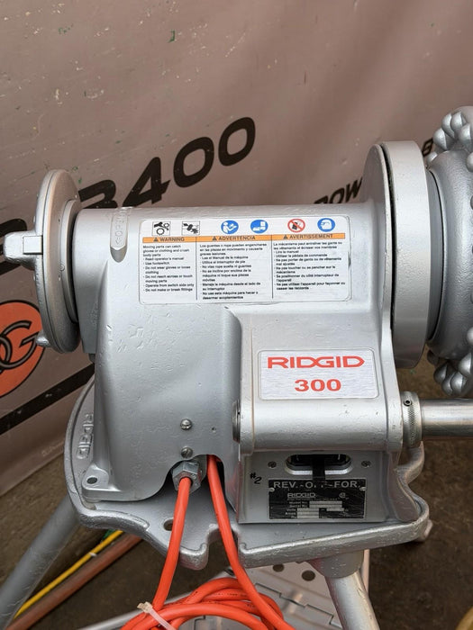 RIDGID 15682 Pipe Threading Machine Model 300 T2 + Carriage , 811 Die, Oiler #2