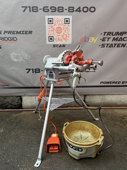 RIDGID 15682 Pipe Threading Machine Model 300 T2 + Carriage , 811 Die, Oiler #1