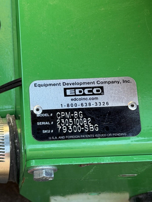 Edco 8" CPM-8 Gas Walk-Behind Crete-Planer 9 HP Honda Engine Scarifier 2023 Mint