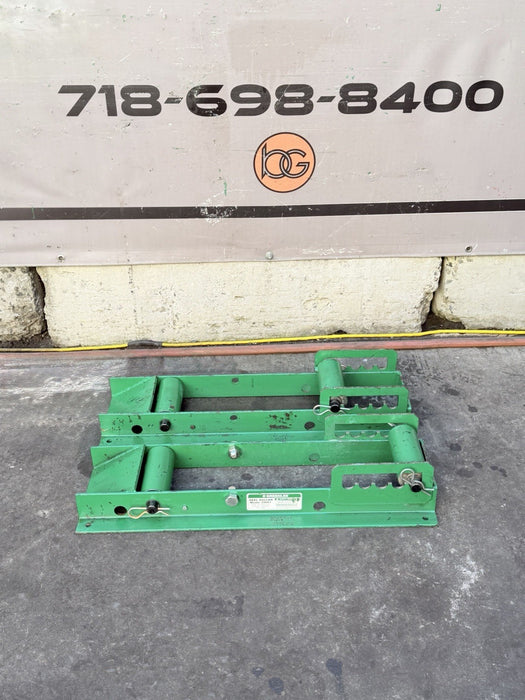 2 Greenlee 39661 Roller Assembly Reel 6in 2000lb Capacity 48in Length Pair