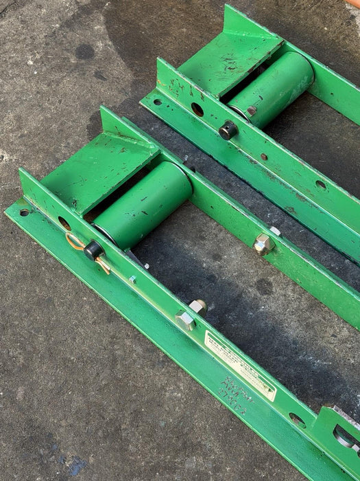 2 Greenlee 39661 Roller Assembly Reel 6in 2000lb Capacity 48in Length Pair