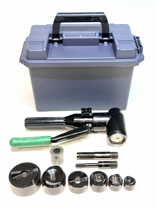 GREENLEE 7804SB / 7806SB Quick draw Hydraulic Punch driver KIT 1/2 - 2” + Case 1