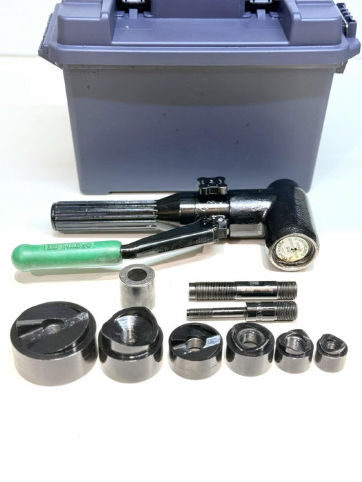 GREENLEE 7804SB / 7806SB Quick draw Hydraulic Punch driver KIT 1/2 - 2” + Case 1