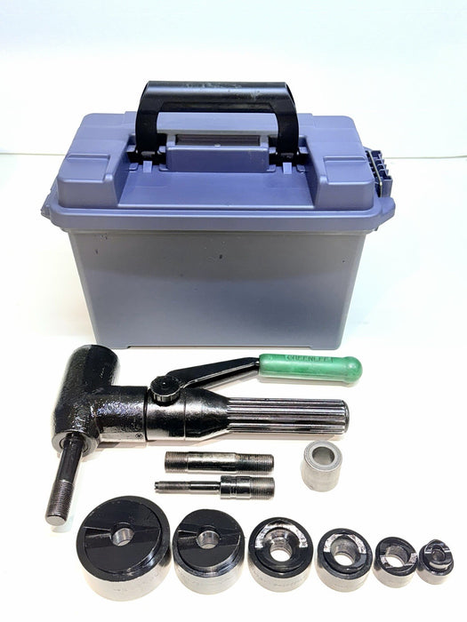 GREENLEE 7804SB / 7806SB Quick draw Hydraulic Punch driver KIT 1/2 - 2” + Case 4