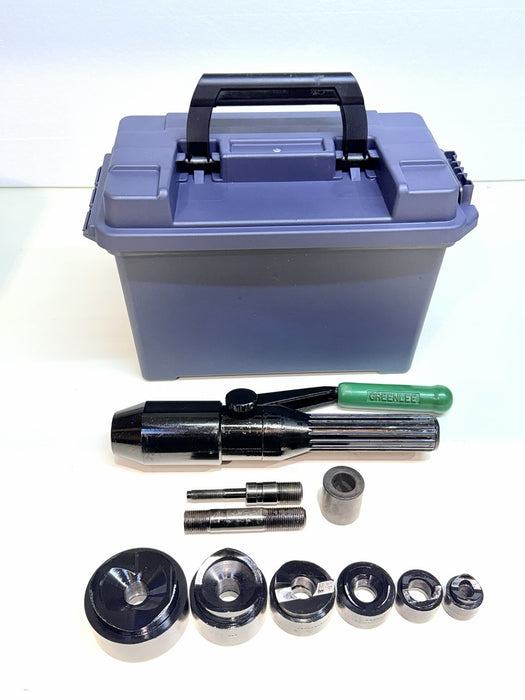 GREENLEE 7804SB / 7806SB Quick draw Hydraulic Punch driver KIT 1/2 - 2” + Case 5