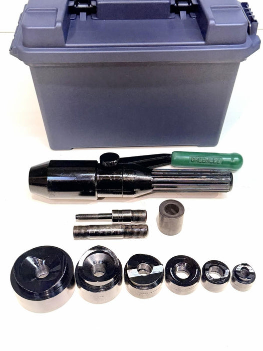 GREENLEE 7804SB / 7806SB Quick draw Hydraulic Punch driver KIT 1/2 - 2” + Case 5