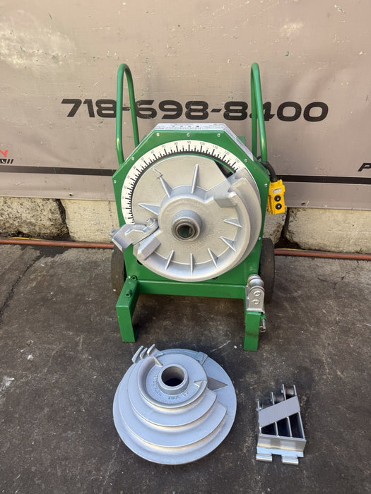 Greenlee 555 Conduit Pipe Bender 1/2"-2" RIGID & IMC 555 Works Great NEW BOARD!!