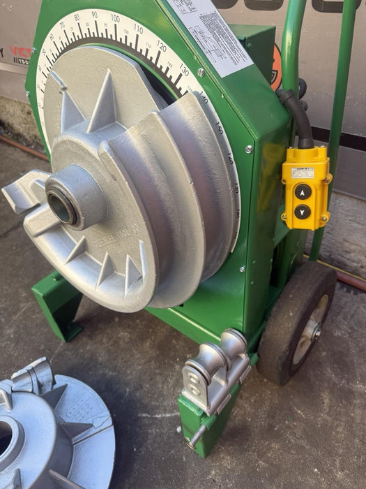 Greenlee 555 Conduit Pipe Bender 1/2"-2" RIGID & IMC 555 Works Great NEW BOARD!!