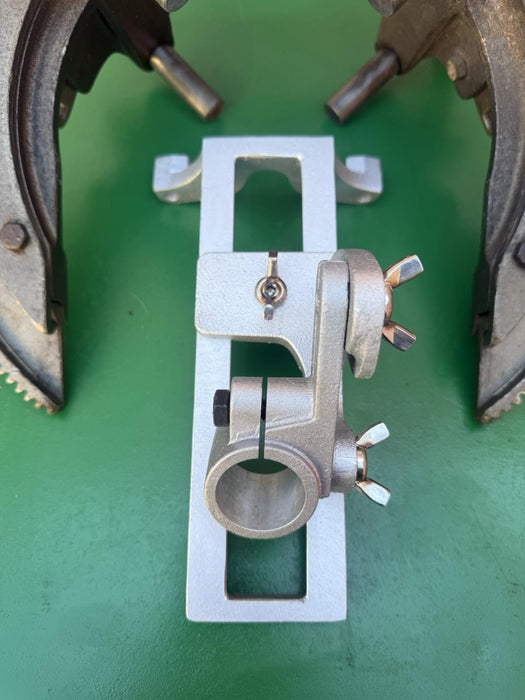 Mathey Dearman 1SA Saddle Pipe Cutting & Beveler Machine 3"-8", Bridge & Dogs #4