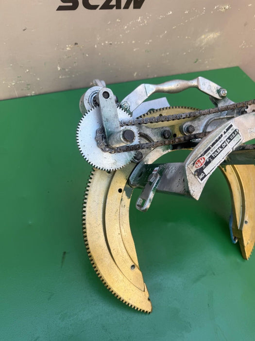 H&M Pipe Beveler Beveling Machine H-8 4-8” Welder Cutter Tool + Bridge