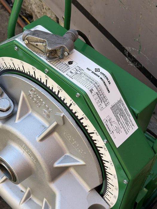 Greenlee 555 Conduit Pipe Bender 1/2"-2" RIGID & IMC 555 Works Great