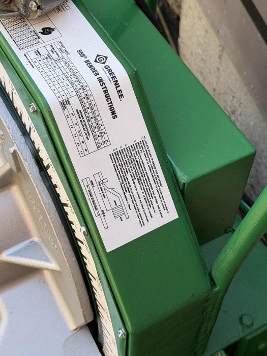 Greenlee 555 Conduit Pipe Bender 1/2"-2" RIGID & IMC 555 Works Great