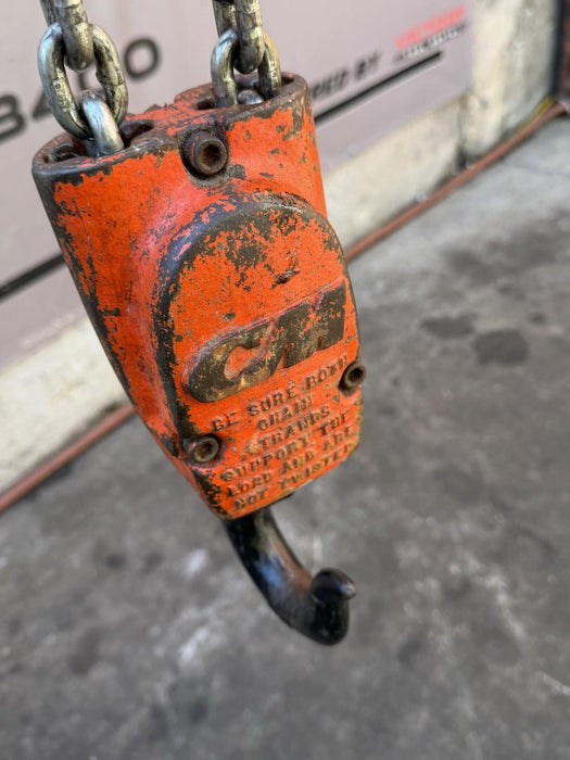 CM LODESTAR 2 TON ELECTRIC CHAIN HOIST 240v / 480v 3 Phase, 25’ Chain Length