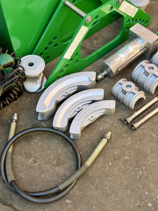 Greenlee 777 1/4 - 4 inch Rigid Hyd. Pipe Conduit Bender W/ Greenlee 975 Pump #2