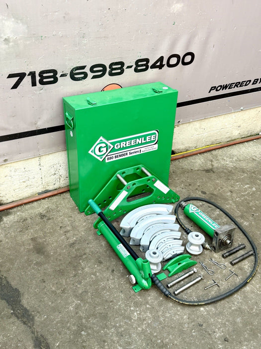 Greenlee 880 1/2" - 2" Rigid Hydraulic Conduit Pipe Bender & Pump Refurb. BG5