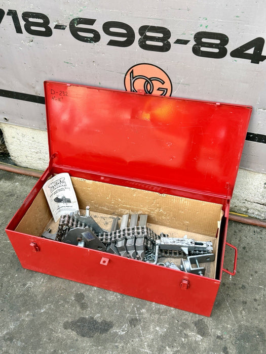MATHEY DEARMAN D232SS STAINLESS STEEL CHAIN PIPE ALIGNMENT CLAMP 5ft , 4-16” #1