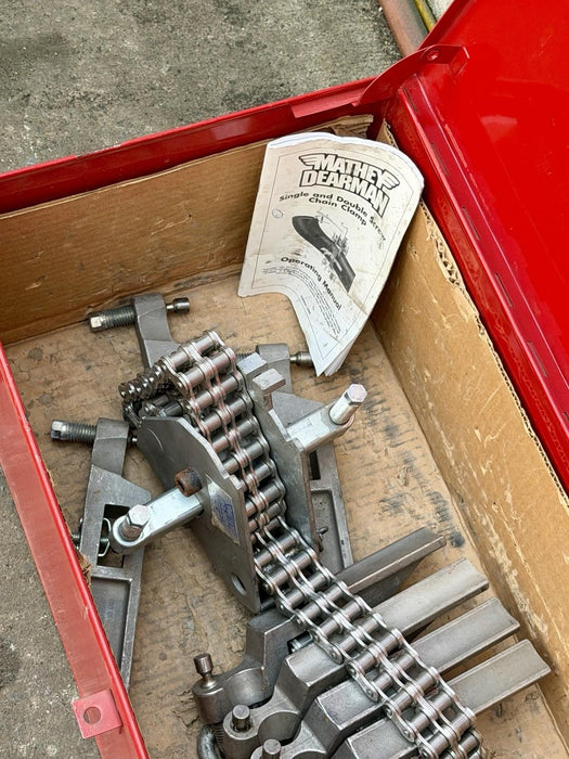 MATHEY DEARMAN D232SS STAINLESS STEEL CHAIN PIPE ALIGNMENT CLAMP 5ft , 4-16” #1