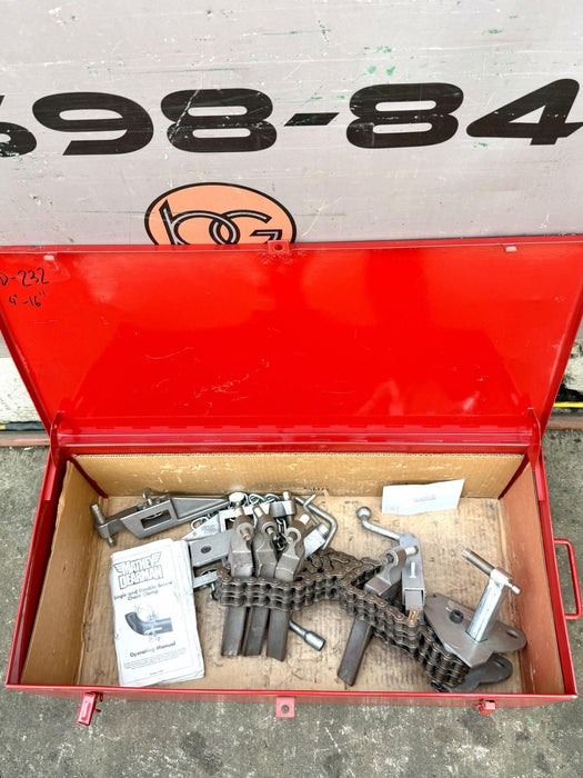 MATHEY DEARMAN D232SS STAINLESS STEEL CHAIN PIPE ALIGNMENT CLAMP 5ft , 4-16” #2