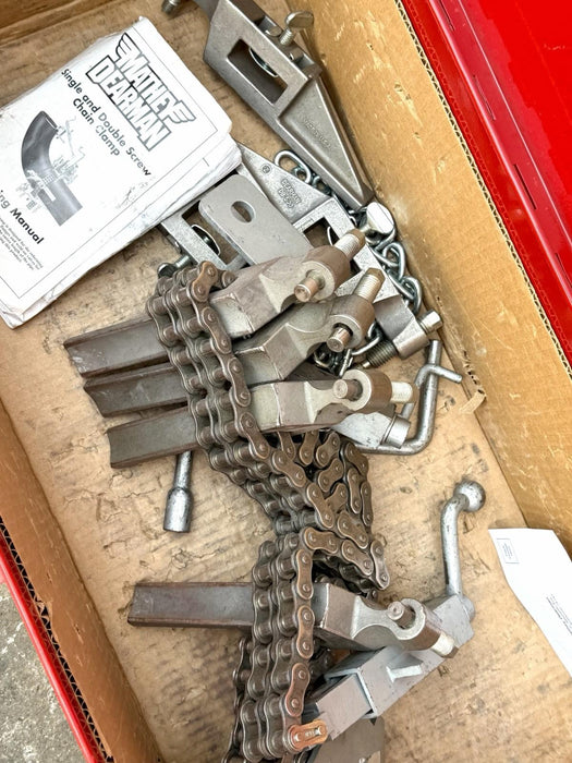 MATHEY DEARMAN D232SS STAINLESS STEEL CHAIN PIPE ALIGNMENT CLAMP 5ft , 4-16” #2