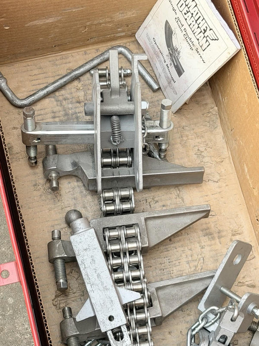 MATHEY DEARMAN D232SS STAINLESS STEEL CHAIN PIPE ALIGNMENT CLAMP 5ft , 4-16” #3