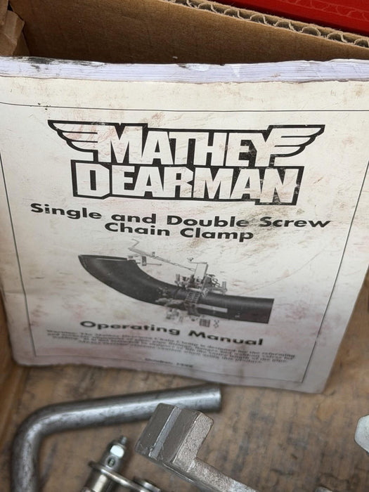 MATHEY DEARMAN D232SS STAINLESS STEEL CHAIN PIPE ALIGNMENT CLAMP 5ft , 4-16” #3