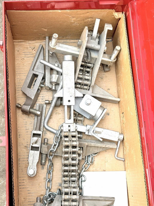 MATHEY DEARMAN D232SS STAINLESS STEEL CHAIN PIPE ALIGNMENT CLAMP 5ft , 4-16” #4