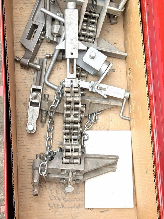 MATHEY DEARMAN D232SS STAINLESS STEEL CHAIN PIPE ALIGNMENT CLAMP 5ft , 4-16” #4