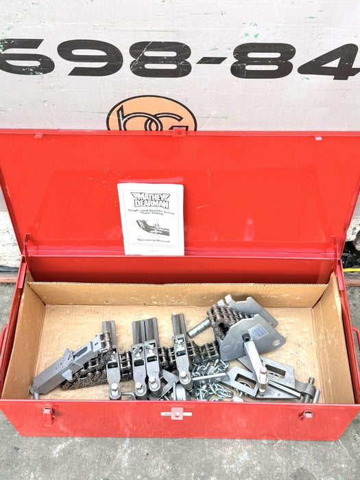 MATHEY DEARMAN D232SS STAINLESS STEEL CHAIN PIPE ALIGNMENT CLAMP 5ft , 4-16” #5