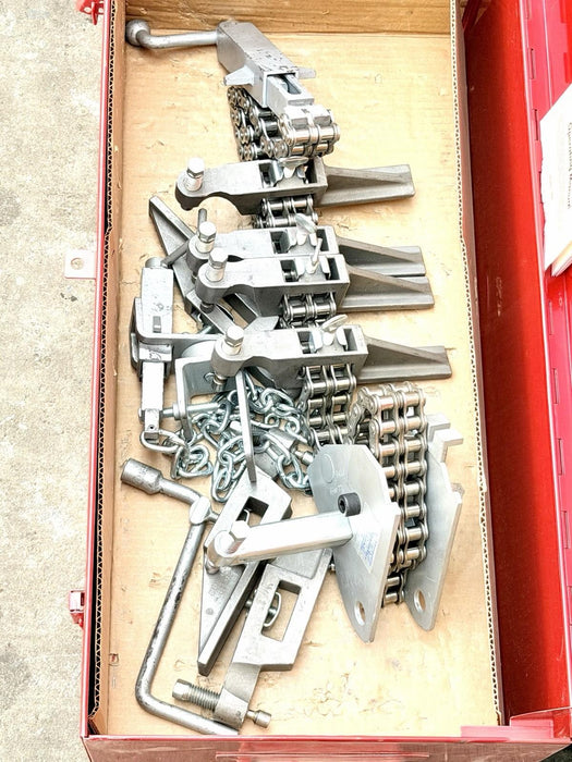 MATHEY DEARMAN D232SS STAINLESS STEEL CHAIN PIPE ALIGNMENT CLAMP 5ft , 4-16” #5