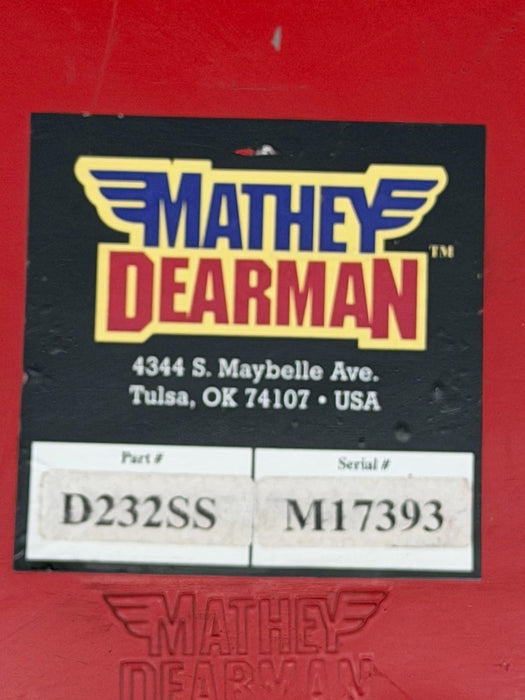 MATHEY DEARMAN D232SS STAINLESS STEEL CHAIN PIPE ALIGNMENT CLAMP 5ft , 4-16” #5